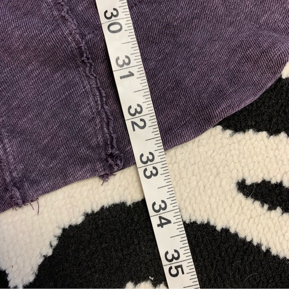 Free People We The Free The Posh Tee Intergalactic Linen Top Size Small - Picture 8 of 8